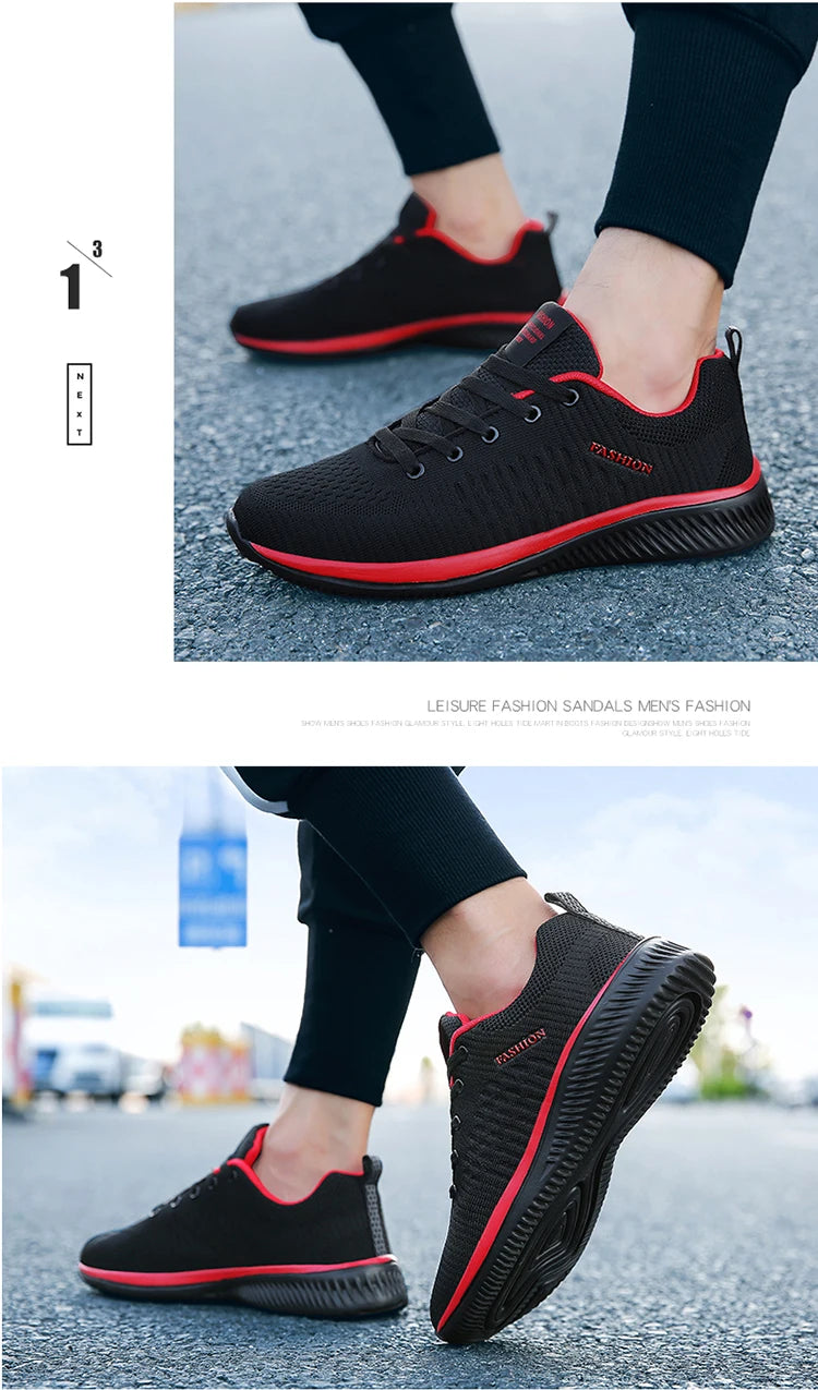 Mens Walking Shoes - Slip On Tennis Running Shoes Memory Foam Lightweight Work Sneakers for Indoor Outdoor Gym