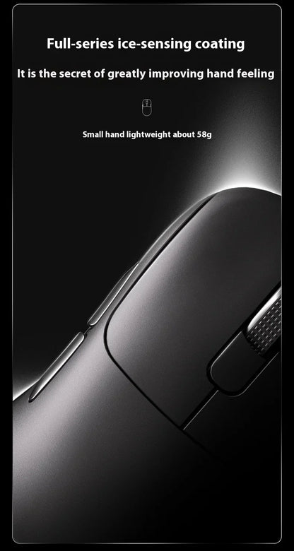 AJAZZ AJ179 APEX Gaming Mouse with Color Screen Dock, Tri-Mode Wireless Gaming Mouse, PAW3950 Sensor, 8000Hz Polling Rate, Magnetic Charging