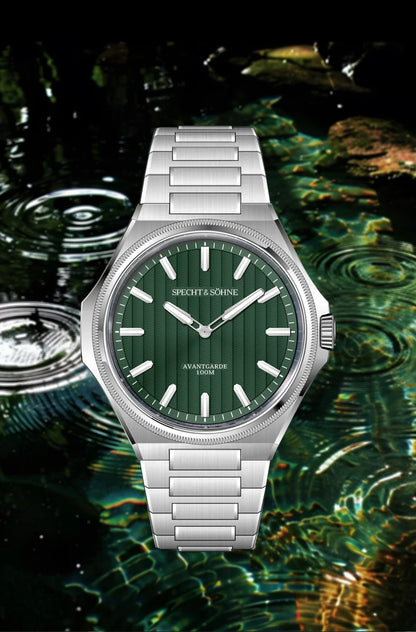 Dropshipping 2025 Hot Selling Products Wristwatches For Men Specht & Söhne Ultrathin Male Green Sports Watches 100M Waterproof
