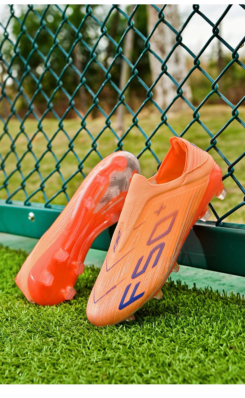 New Men Soccer Shoes High-quality Cleats Football Boots Sneakers Hot-selling Indoor Futsal Non-Slip Match Grass High-top Outdoor