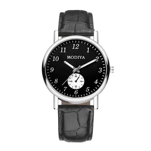Men Watches Business Wrist Watch Luxury Leather Strap Analog Watches Quartz Wristwatches Clock Men Women Casual Simple Watch