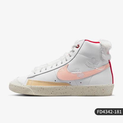 Nike Official Genuine BLAZER MID PRM GCEL Women's High-Top Sneakers FD4342-181