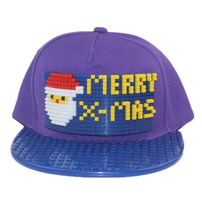 Crtani patchwork bejzbol kape, uradi-sam blokovi, snapback kape, hip hop kape za muškarce i žene, odvojivi pikseli, kape za tatu, dječje kape, kape za odrasle