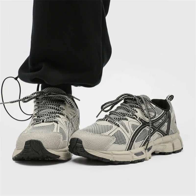 Męskie buty codzienne, outdoorowe, oddychające, do biegania, modne, do spacerów, rekreacyjne, sznurowane, do joggingu, mokasyny, markowe trampki Blade, wygodne