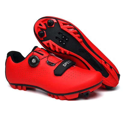 New Unisex pedal Cycling Shoes Flat shoes Suitable For Mountain Sports Pedal Self-Locking Cycling Shoes Breathable Cycling Shoes