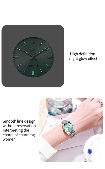 CHRONOS Women's Wrist watch Original Luxury Watches for Ladies Waterproof Stainless Steel Quartz Woman Wristwatch 2023 trend