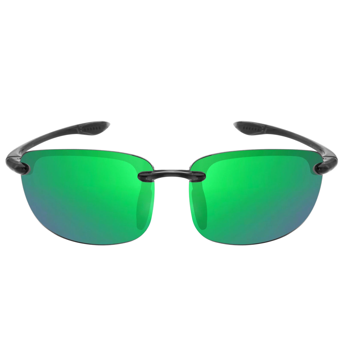 JULI Sports Sunglasses for Men Women TR90 Rimless Frame UV400 Protection for Cycling Running Fishing Baseball Driving 8001