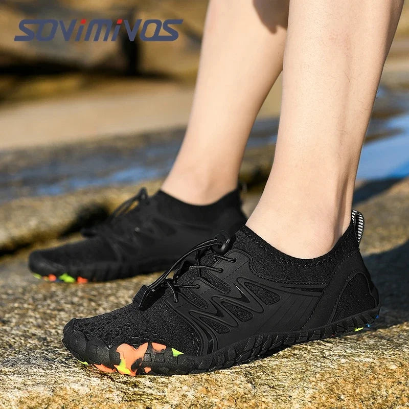 Men's Trail Running Shoes, Lightweight Athletic Zero Drop Barefoot Shoes Non Slip Outdoor Walking Minimalist Shoes for Women