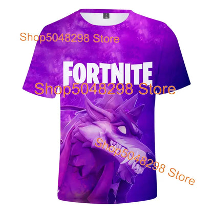 Μπλουζάκι Bushranger Fortnite για παιδιά, 3D εκτύπωση Banana Peely, T-shirt για άνδρες και γυναίκες, Tee Battle Royale Game, καλοκαιρινά τοπ, δώρα γενεθλίων