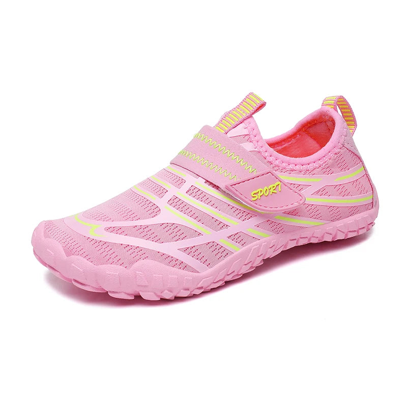 Buty do pływania dla dzieci, szybkoschnące buty plażowe, buty wodne dla chłopców i dziewczynek, buty sportowe do chodzenia boso, trampki do brodzenia, sandały dla dzieci do nurkowania, wędkowania i surfowania