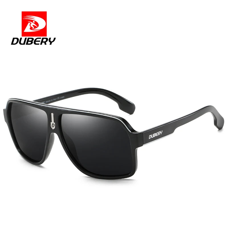 DUBERY Brand Design Polarized Sunglasses Men Driving Shades Male Retro Sun Glasses For Men Summer Mirror Goggle Oculos UV400 103
