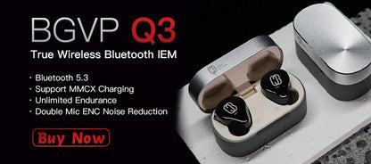 BGVP Scale 2DD HiFi Wired Earphones In Ear Monitor Headphones with 6D Sound Effects, Gaming Headset, Bass Stereo Earbuds with Detachable Cable