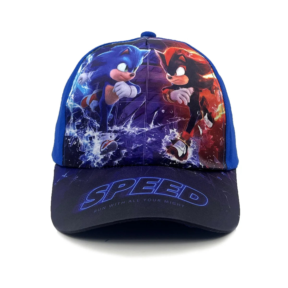 Casquette de baseball pour enfants Sonic 50-54 cm, personnage de dessin animé, hérisson ShadowTails, Knuckles, casquette de protection solaire, accessoire, cadeau
