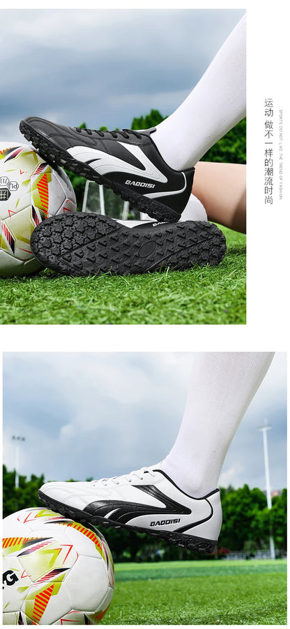 Novas sapatilhas de futebol profissional para homem, sapatilhas de futebol para adulto, futsal indoor, ultraleves, antiderrapantes, desportivas, resistentes ao desgaste, botas de futebol