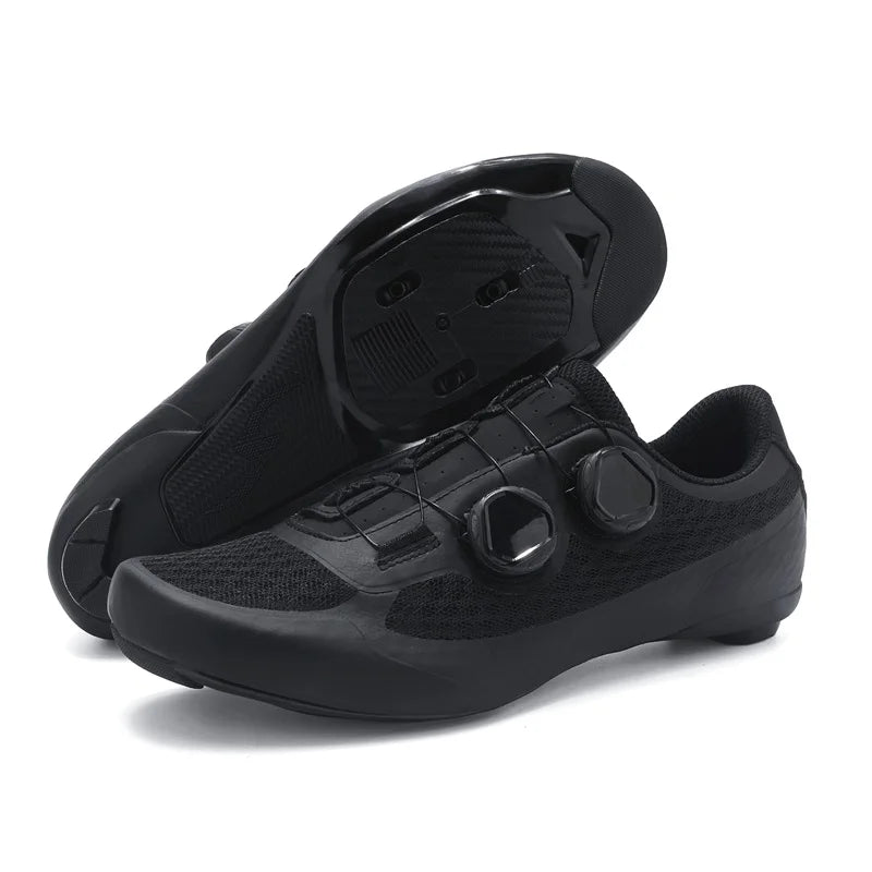 Speed Cycling Sneaker Men's Road Cycling Shoes Cleat Shoes Spd Shoes Cycling Flat Pedal Shoes Man Bike Outdoor Footwear White