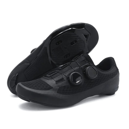 Speed Cycling Sneaker Men's Road Cycling Shoes Cleat Shoes Spd Shoes Cycling Flat Pedal Shoes Man Bike Outdoor Footwear White