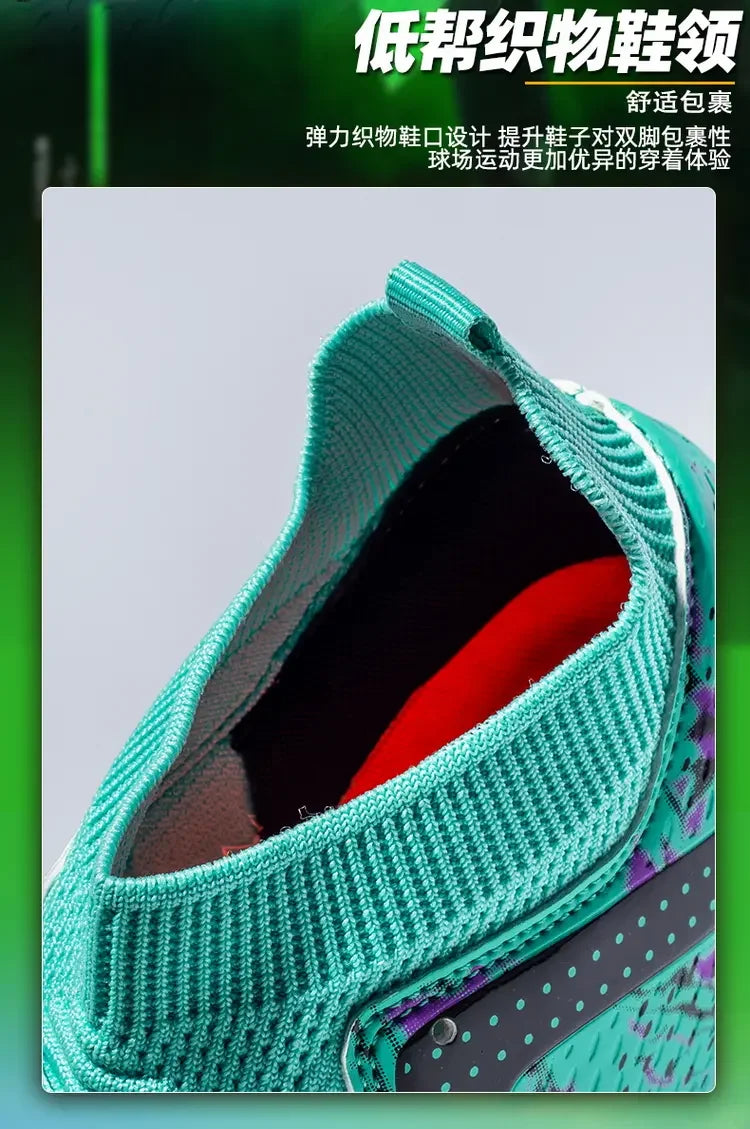 Oversized Football Boots For Youth & Children, Comfy Flexible Design, Stable Anti-slip Performance For Outdoor Field Sports