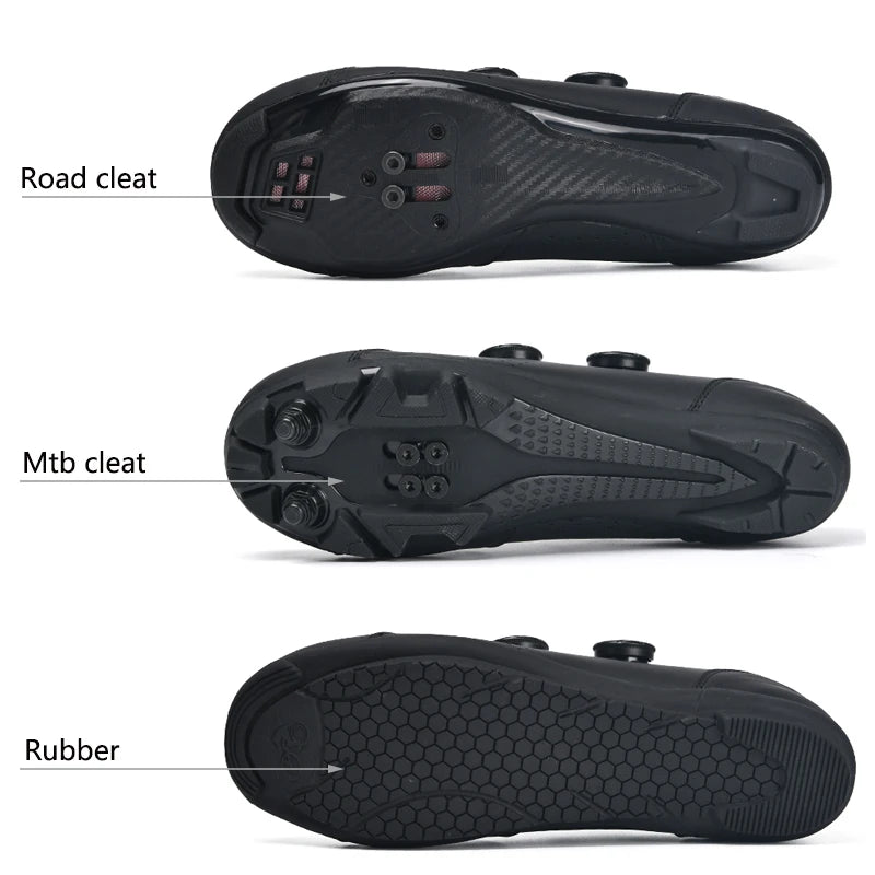 Cycling Sneaker MTB Men Sport Road Bike Boots Flat Racing Speed Sneakers Trail Mountain Bicycle Footwear Spd Pedal Cycling Shoes
