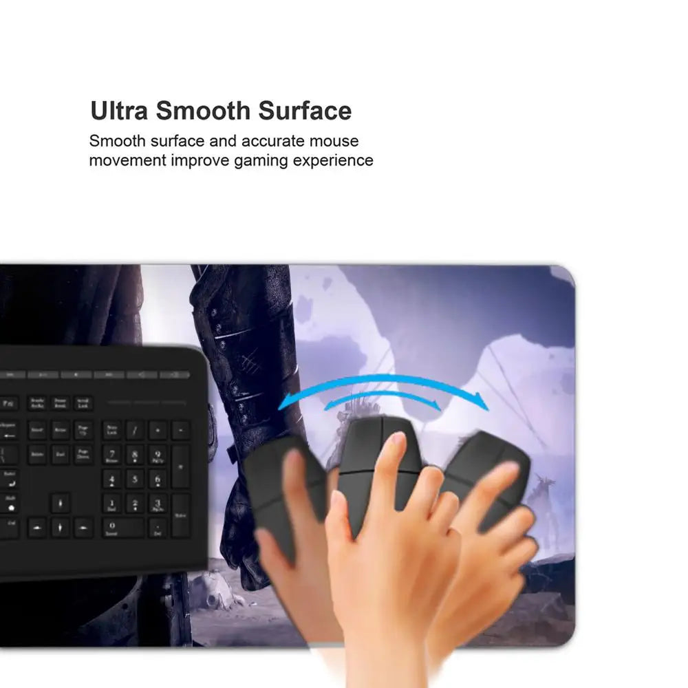 Destiny 2 Mouse Pad Cartoon Lockedge Large Gaming Pad Computer Gamer Keyboard Mouse Mat Desk Mousepad for PC Desk Pad