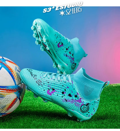 High Quality Soccer Cleats for Men Soccer Shoes Society Boys Football Boots Children Football Shoes Sneakers Unisex Soccer Boots