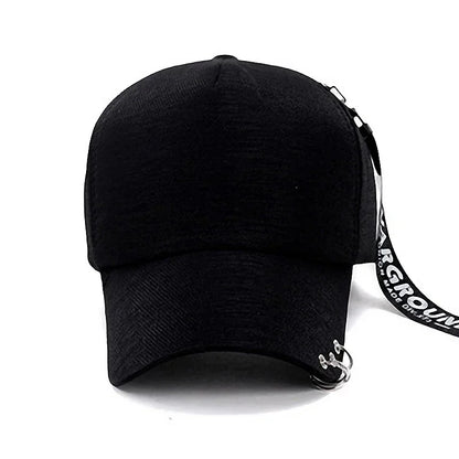 Metalen gepersonaliseerde baseballpet met klassiek randontwerp, lichtgewicht en ademend! Keuze uit vier kleuren