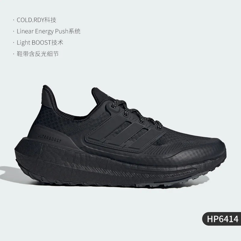 Ténis de corrida Adidas Ultraboost genuínos para homem e mulher, amortecidos e duradouros HP6414