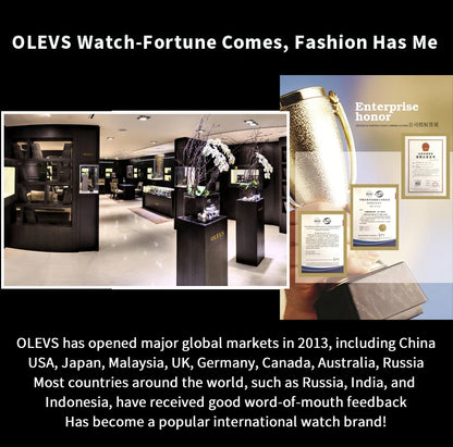 Relógio de Homem OLEVS 5529 de Marca Top Luxury, Impermeável, Luminoso, em Aço Inoxidável, com Fase Lunar e Código de Temporização, Novo Relógio de Quartzo para Homem