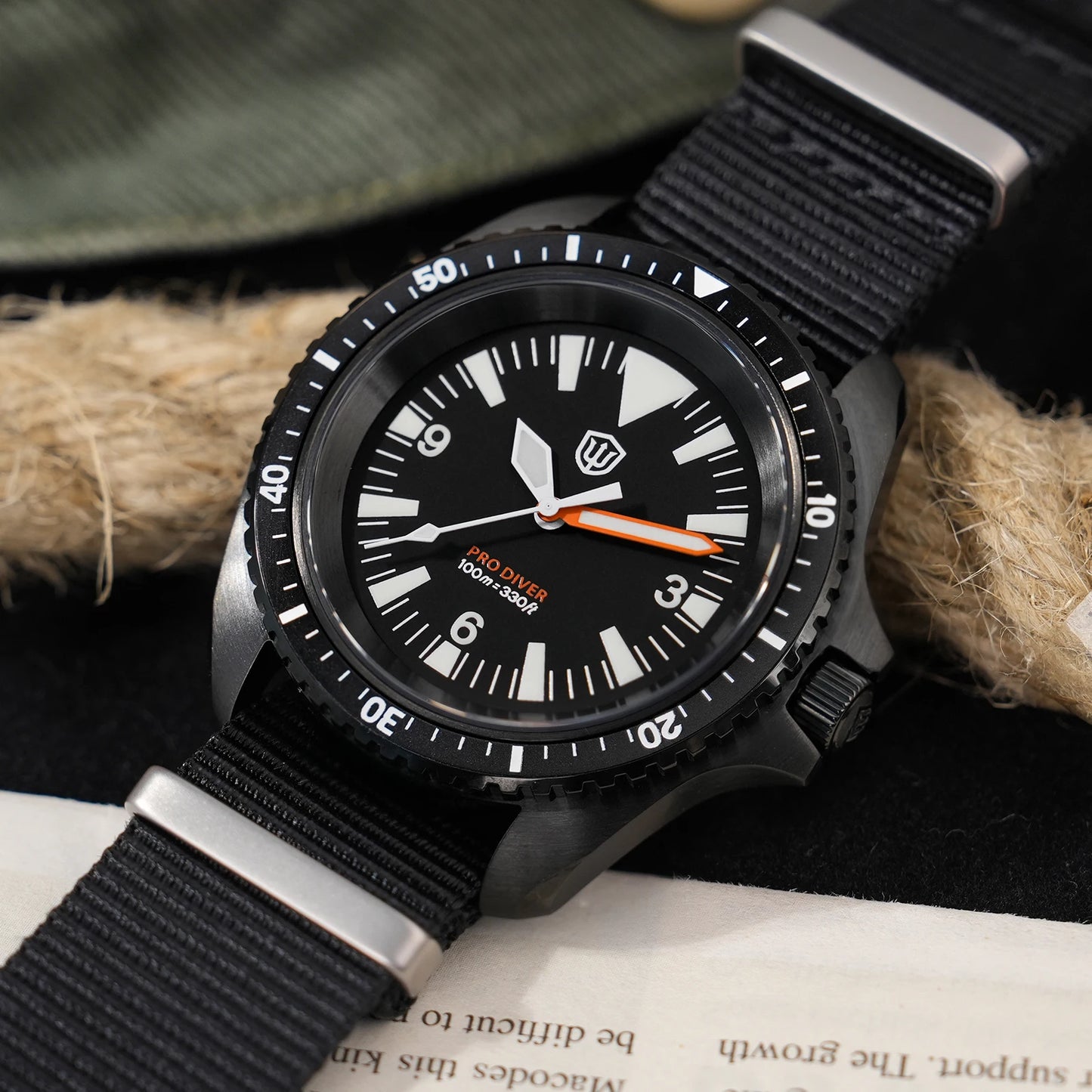 Watchdives WD1980 V3 Watch Vintage VH31 Quartz Movement Stainless Steel Watches Luminous K1 10Bar Waterproof Wristwatch