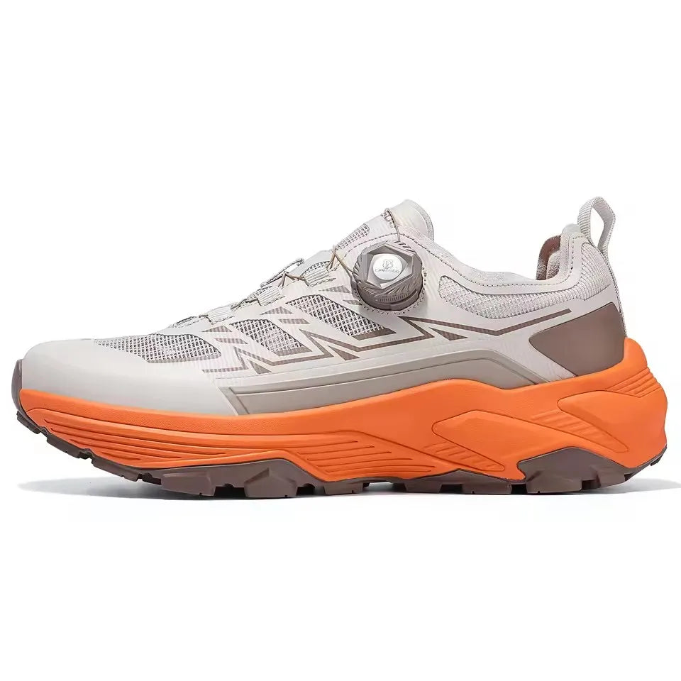 CAMSSOO hiking shoes men summer breathable non-slip running shoes travel outdoor sports cushioning casual boots off-road shoes