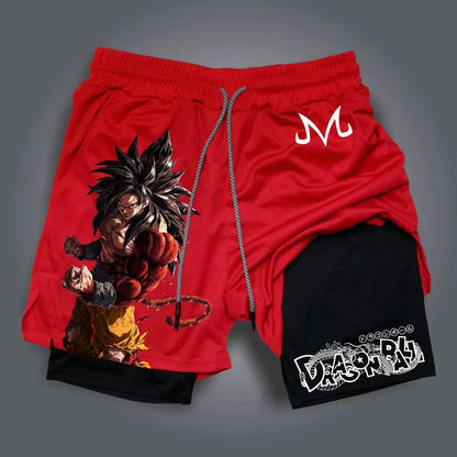 Dragon Ball Super Licensed Shorts 2025 - Japanese Anime Breathable Quick-Dry Beach Pants, Retro Y2K Hip Hop Style, produit gaming premium Fraquane