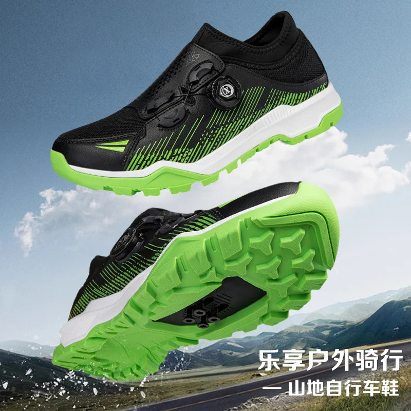 Outdoor Mountain Bike Riding Shoes With Anti Slip Soles Suitable For Riding Sports Shoes That Are Lightweight Sizes For 39-46