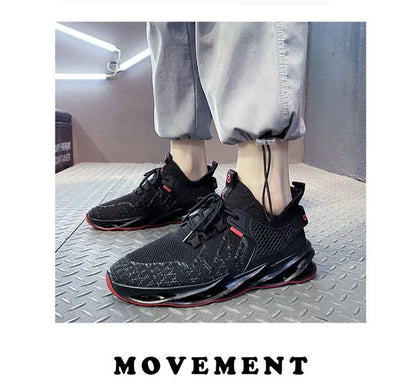 Men's Comfortable Running Shoes Breathable Sporty Casual Versatile Heightening Dad Shoes Autumn New Arrival Low Cut Sneakers