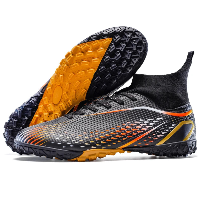 Men Football Boots Professional Turf Futsal Match Grass Unisex Outdoor Training Soccer Shoes Soccer Cleats Non-slip Breathable