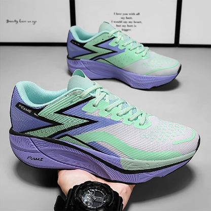 Men's Casual and Comfortable Solid Color Wear-Resistant Jogging Shoes Breathable and Easy-To-Wear Sports Shoes Non-Slip
