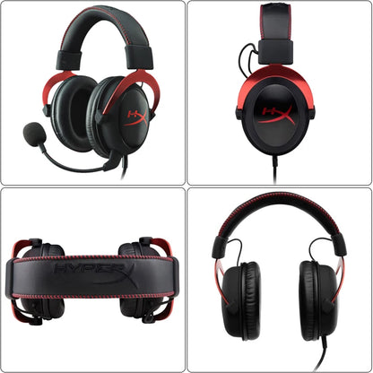 HyperX Cloud II Gaming Headset Hi-Fi 7.1 Surround Sound/Detachable Mic/USB Sound Card For PC PS Cloud 2 Wired Gaming Headphone