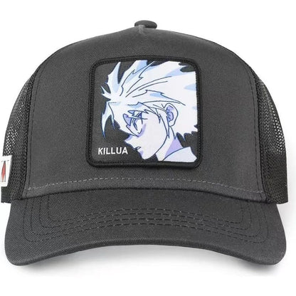 Hunter X Hunter-keps, sommar-snapback-baseballkeps för män, broderad, hiphop-stil, solskydd, justerbar truckerkeps i nät