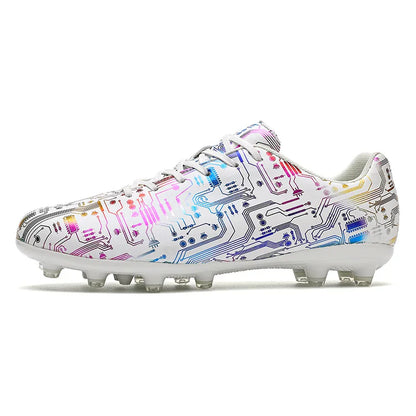 Men's Football Shoe Association Quick Five Up Football Nail Anti slip Professional Ultra Light Training Football Boot Turf
