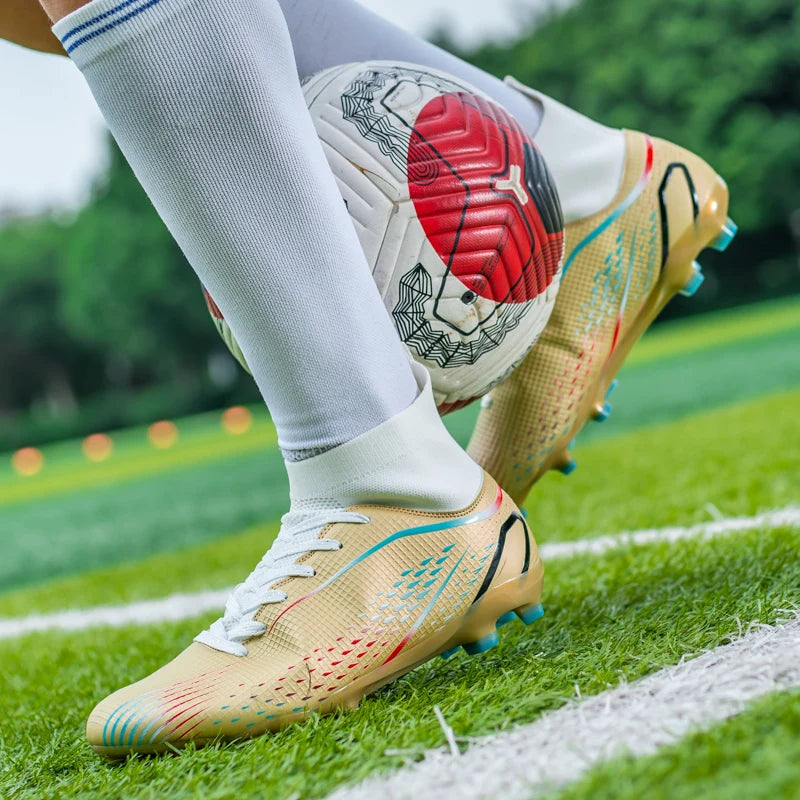Men Football Boots Professional Turf Futsal Match Grass Unisex Outdoor Training Soccer Shoes Soccer Cleats Non-slip Breathable