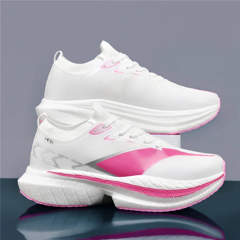 Men's Air Cushion Running Shoes Men Sneakers Carbon Board Marathon Jogging Shoes Outdoor Sport Shoes Teenis Male Casual Shoes