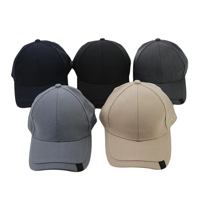 Casquette de soleil à séchage rapide pour femme, casquette de sport décontractée pour homme, casquette de baseball grande taille 60-65 cm, casquette à visière ajustable, casquette à visière