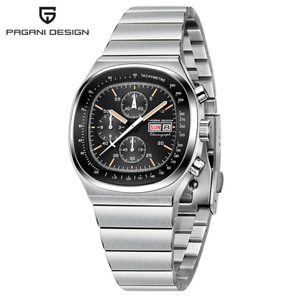 PAGANI DESIGN Men's Chronograph Watch Japan Miyota OS00 Movement Speed Tester Sapphire Waterproof Quartz Watch Reloj Hombre