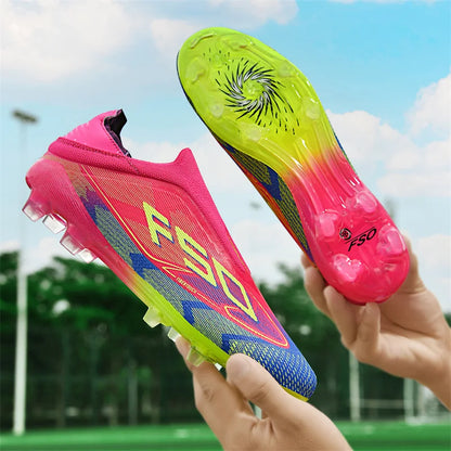 Mens Outdoor Soccer Shoes Professional Football Shoes TF/FG Football Field Boots Comfortable Non-Slip Training Sneakers 35-45