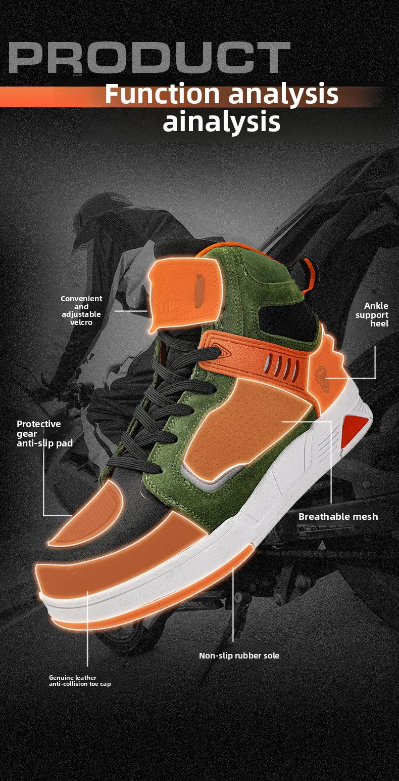 Motorcycle Boots 2026 New Men Women Motorbike Riding Shoes Breathable Biker Boots Motorboats Motorcycle Shoes Bota