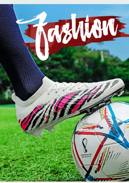 New Men Football Boots Sport Ultralight Non-Slip Outdoor Adult Cleats Match Unisex Soccer Shoes Comfortable Grass High-quality