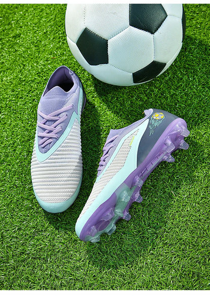 New Men Football Boots Sport Soccer Shoes Outdoor Cleats Adult Non Slip Boys Long Spikes Training Breathable Match Comfortable