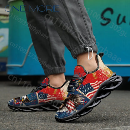 American 250 Independence Day Boys Girls Casual Shoes Personalized Exclusive American Flag Cool Kids Sport Shoes Design in Stock