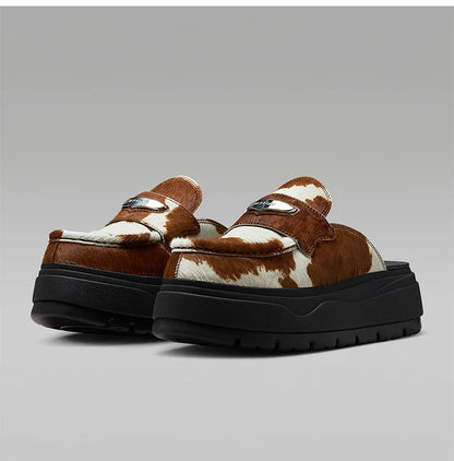 Oryginalne damskie buty codzienne Nike JORDAN z grubą podeszwą i nadrukiem IB1497-001