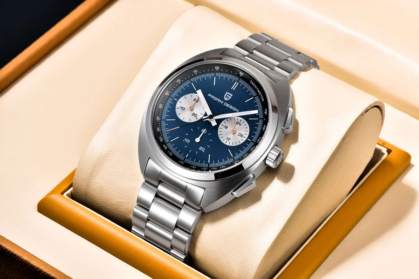 PAGANI DESIGN 2026 NEW Turtle Back Chronograph 1782 fashion quartz wristwatch for Man Luminous Waterproof Watch Reloj hombre