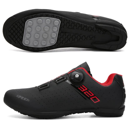 New Cycling Shoes Men's Self-locking Racing Road Cycling Sports Shoes Lockless Training Shoes Women's SPD Cleats Cycling Shoes