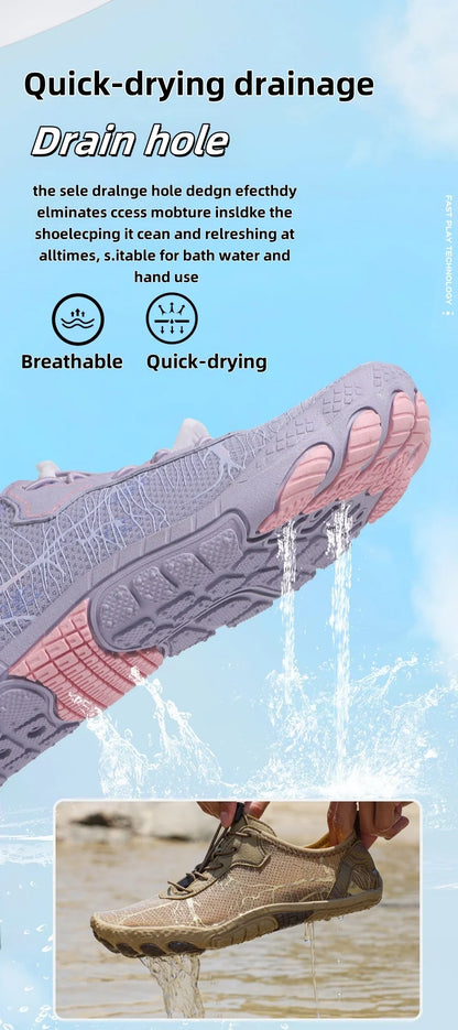 Barefoot Shoes Men And Women Outdoor Beach Shoes Quick-Drying Non-Slip Shoes, Water Sports indoor Fitness Shoes, Sports Shoes